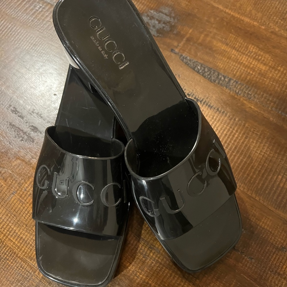 Gucci silicone heels